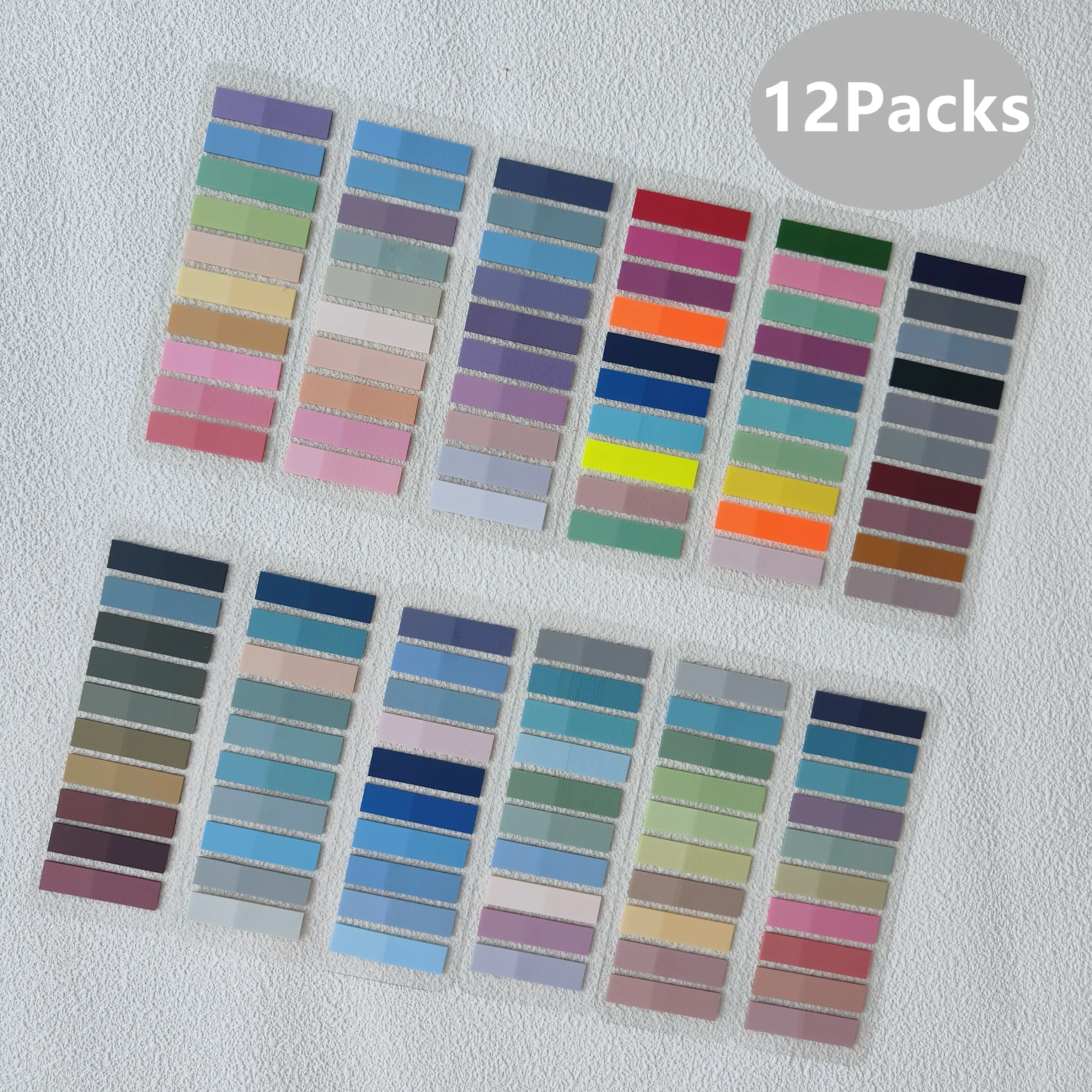 3600Pc Index Tabs Self Adhesive Page Markers Transparent Waterproof Sticky Notes Classify Files Flags Posted It Planner Stickers