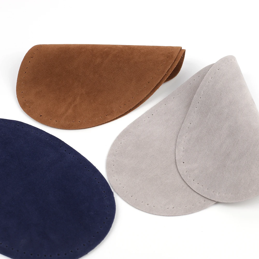 Coderas de piel de ante para hombre y mujer, 2 piezas, lichi pequeño, múltiples opciones de Color, accesorios hechos a mano