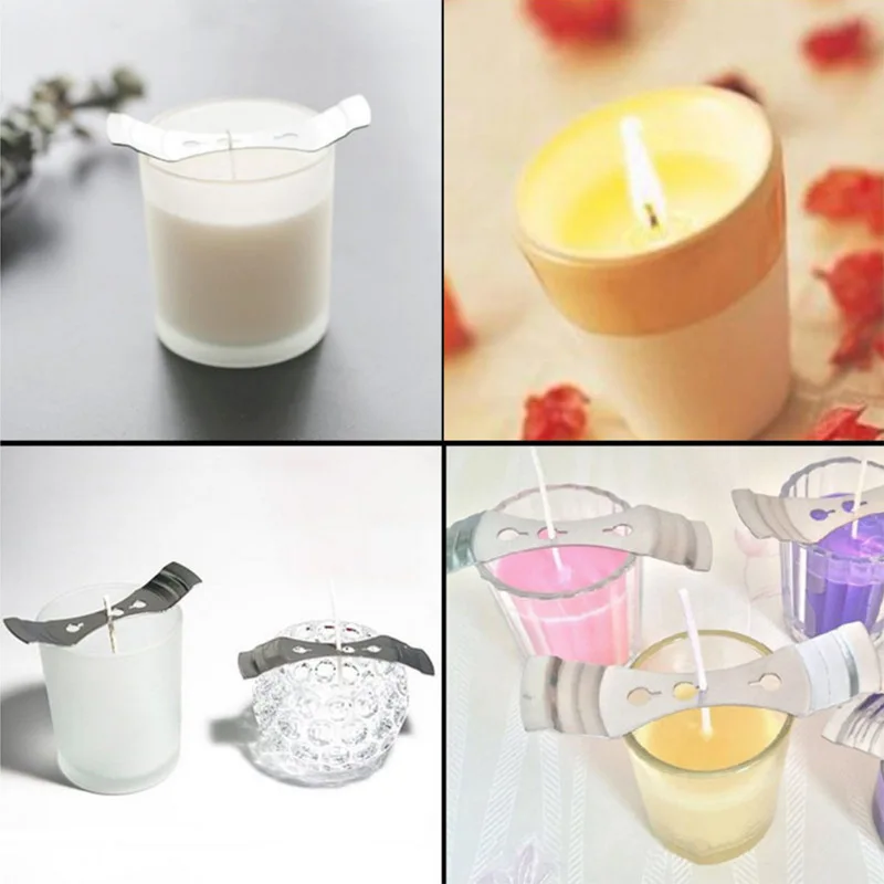 103pcs/set Original Smokeless Candle Wicks Soy Wax Core Woven Cotton Core Kerosene Lamp Wax Line Wood Accessories candles making