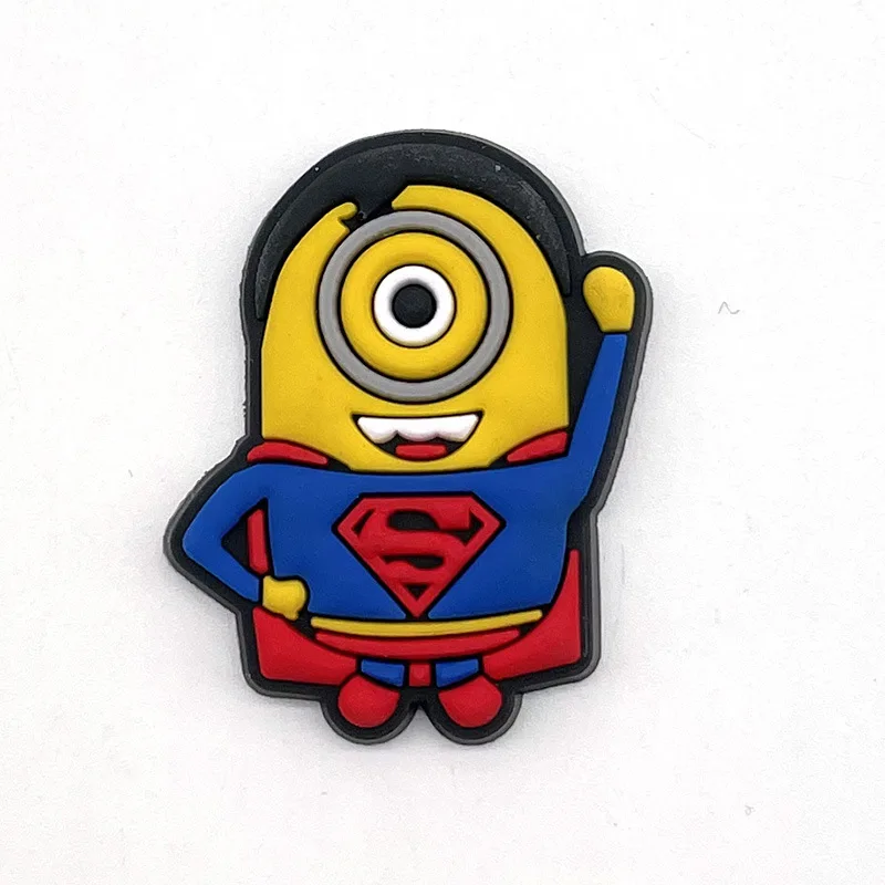 MINISO 12pcs Cute Cartoon Shoe Charms for Clogs Bubble Slides Sandals PVC Shoe Decorations Accessories for Christmas Gift