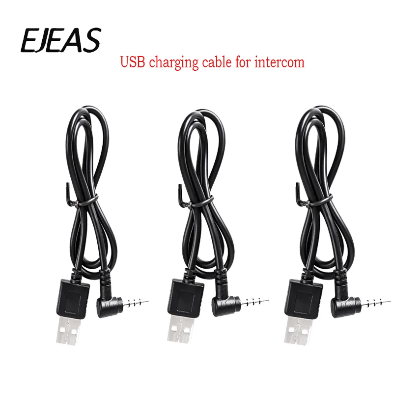 EJEAS V6 V4 V4C V6C V6 Pro FBIM cable de carga de datos de 3,5mm accesorios de intercomunicación para casco Cable de carga USB