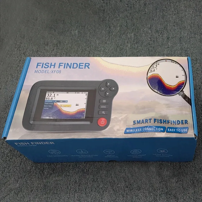 Fish finder high-definition underwater sound detector, wireless phone, visible underwater raft fishing device, Leqi new model