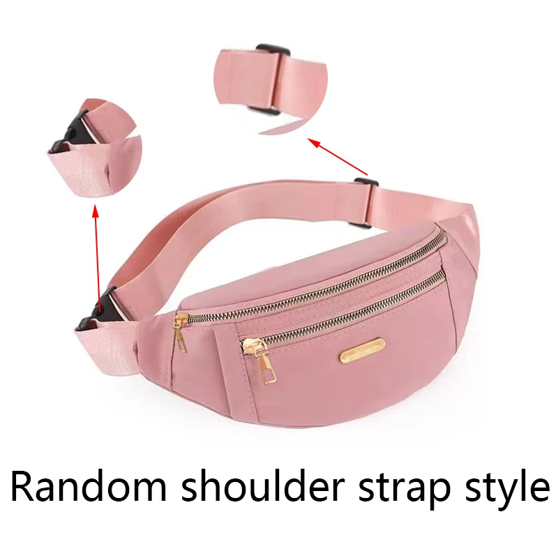 Marsupio casual da uomo e da donna, borsa a tracolla, borsa a tracolla con chiusura frontale resistente e versatile