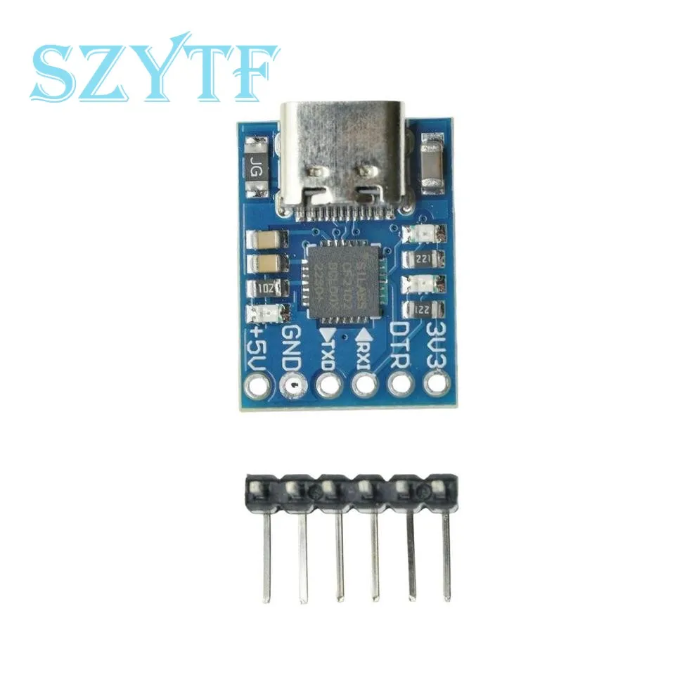 CP2102/CH9102 USB 2.0 to UART TTL 6/5PIN Connector Module Serial Converter STC Replace FT232 CH340 PL2303 CP2102 MICRO USB