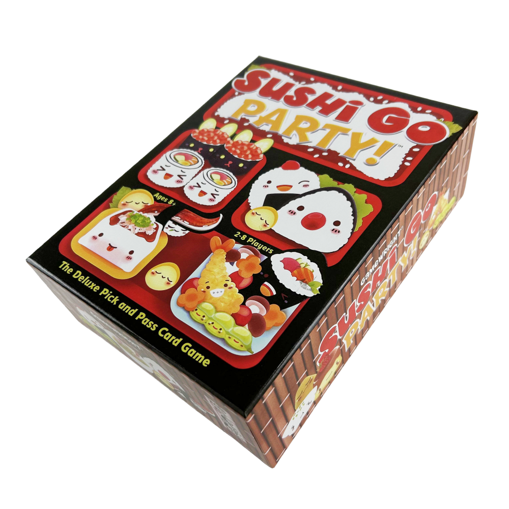 Sushi Go-kaartspel - Sushi Go Party! Het Pick&Pass-kaartspel, gezinspaarse kaarten, perfect voor feesten en thuisborddek