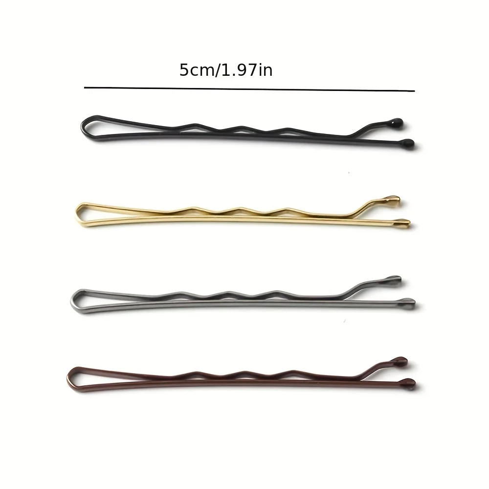 Fermagli per capelli ondulati in metallo a forma di U per donna - Accessori per capelli minimalisti vintage Fermagli per lo styling a tenuta sicura per tutti i giorni e formali