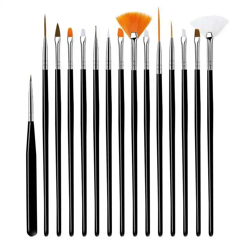 15 Chiếc Bánh Kẹo Tranh Bàn Chải Đóng Băng Bánh Ngọt Cọ Trang Trí Bánh Dụng Cụ Làm Bánh Phụ Kiện 8 Cái Bánh Kẹo Khắc Bút