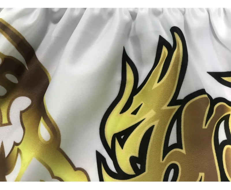 กางเกงขาสั้น Kick Boxing มวยไทยพิมพ์กางเกงขาสั้น Boxe Thai Short Pro Kickboxing Training Fight Wear Kickbox