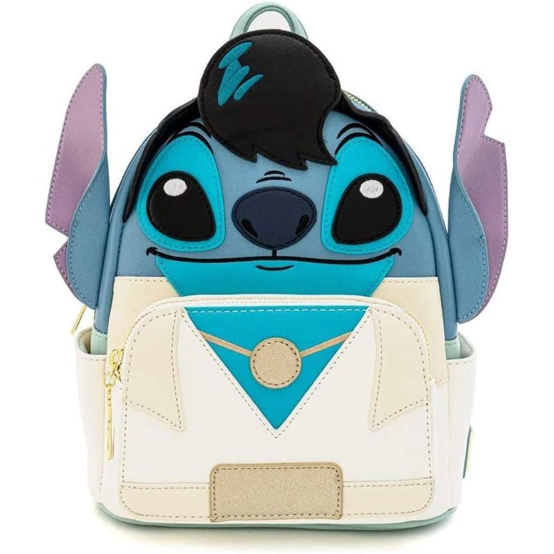 Loungefly Disney Elvis ścieg Mini plecaki Cosplay damska podwójna torebka torba z pasek na ramię