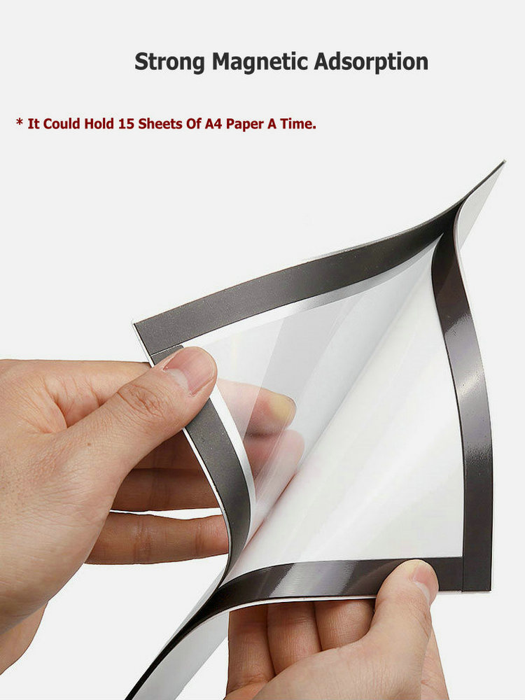 Wandklebende Magnetfolie A5 A4 Bilderrahmen Werbung A2 Posterrahmen A3 Magnetrahmen für Bilder Wand