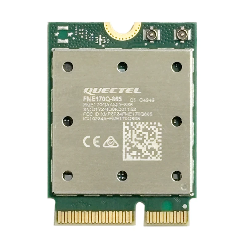 WiFi 7 QCNCM865 Módulo combinado WI-FI 7 BT Bluetooth 5,3 hasta 5,8 Gbps con 4K QAM,Wi-Fi 7, Wi-Fi 6E, Wi-Fi 6 802.11ax