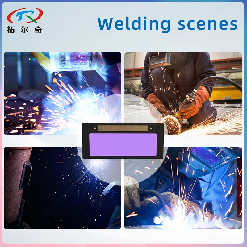 Phổ Biến Xanh Dương Năng Lượng Mặt Trời Tự Động Tối Màu Hàn Bộ Lọc Ống Kính