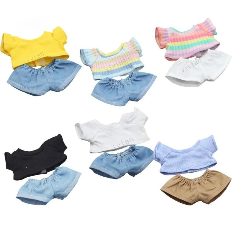 Tシャツとデニムショーツセット,10cm,15〜17cm