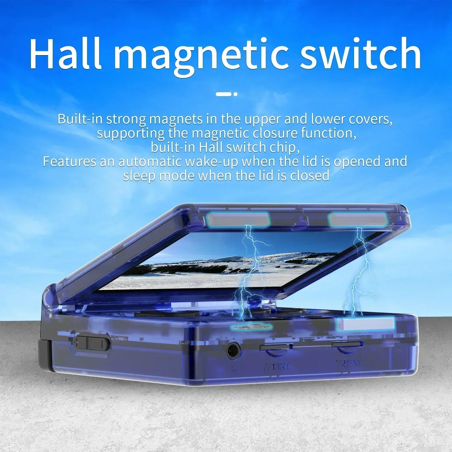 Anbernic rg35xxsp flip console de jogos 3.5 ''tela ips mini saída hdmi wifi bluetooth 4.2 e-book linux console de vídeo player presentes