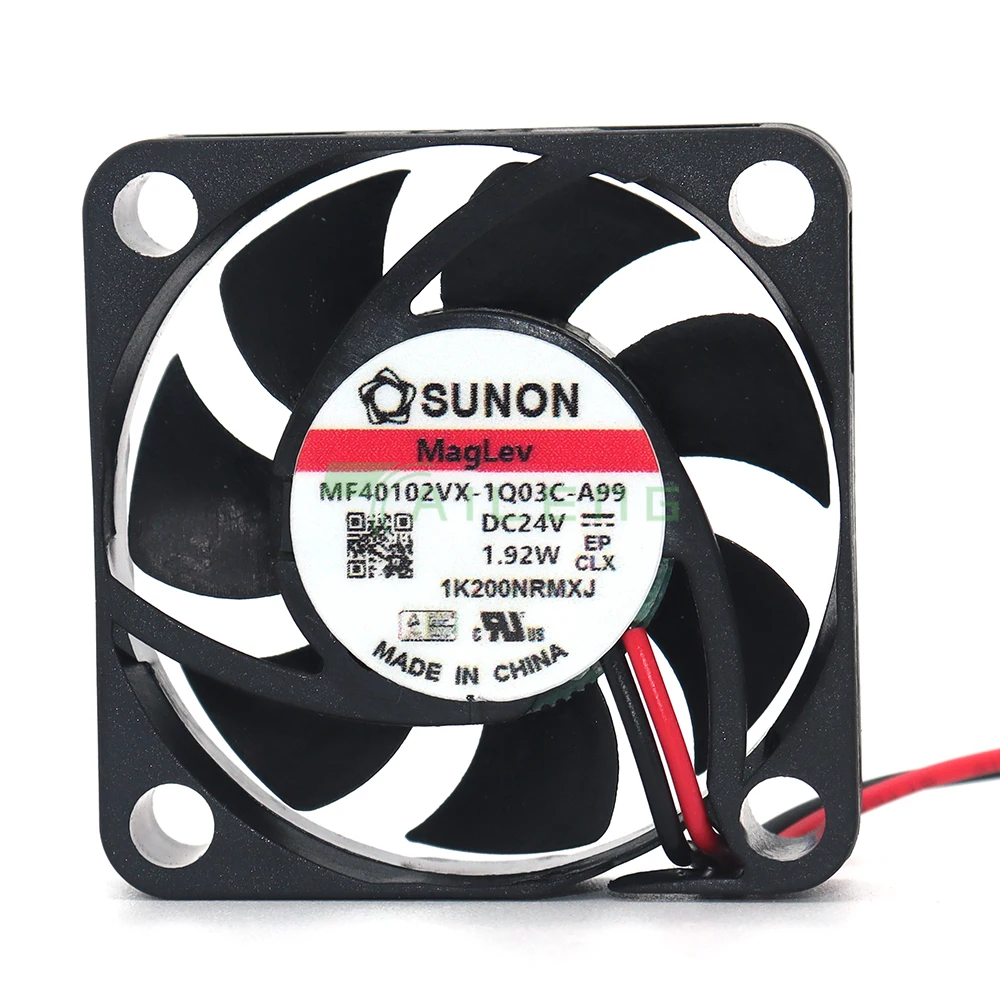 Nowy wentylator 4010 MF40102VX-1Q03C-A99 40*40*10MM do magnetycznego chłodzenia drukarki 3D Sunon DC24V 1.92W 2-Line