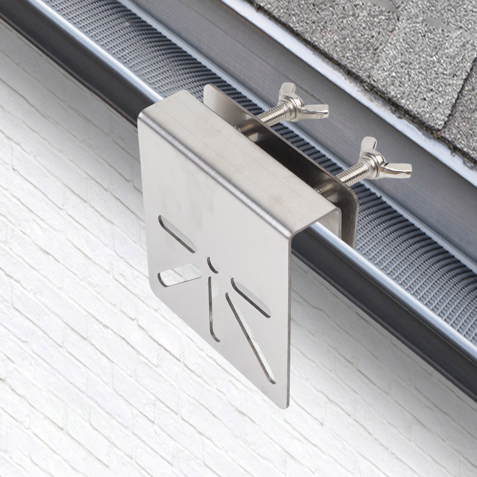 Metal Gutter Mount Bracket For Eufy SoloCam S340E30 Secure Your Solar Camera 9*8.5*3.5cm Gutter Mount Support Camera Surveillanc