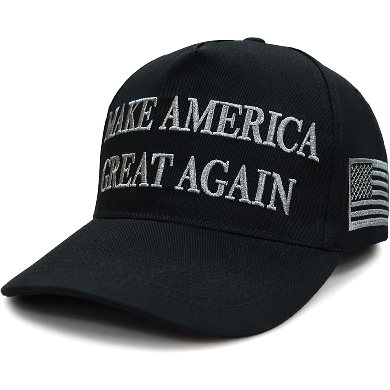 1pc トランプ 2024 アメリカを再び偉大にする帽子テイクアメリカバック帽子米国旗刺繍調節可能なメッシュ野球帽
