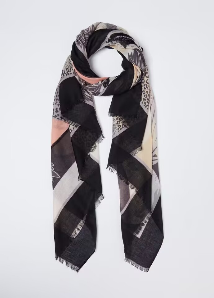 Foreign trade original single Italian new printing fashion delicate long women's shawl scarf