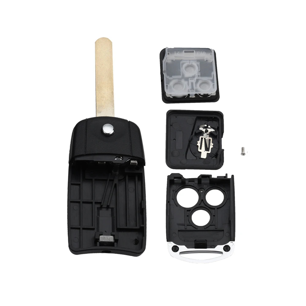 YIQIXIN ホンダアキュラシビックアコードジャズ CRV HRV 2009 2010 2011 2012 2013 2014 修正されたフリップ車のキーシェルケース 2/3/4 ボタン