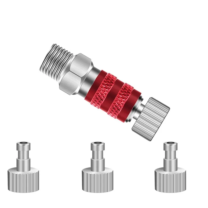 Air Brush Quick Release Coupling  Adapter Airbrush Adjustment Control Valve Quick Disconnect Fit 1/8"Tool for Airbrush Sprayer