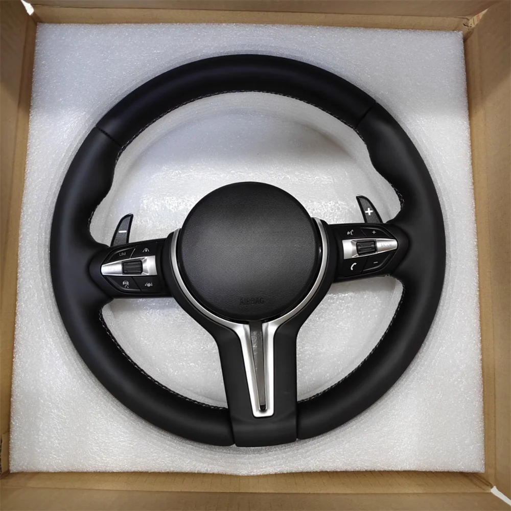 Volante serie M para BMW F10 F11 F20 F21 F30 F31 F34 F32 F33 F36 F22 F23 F46 M3 M6, accesorios para volante de coche