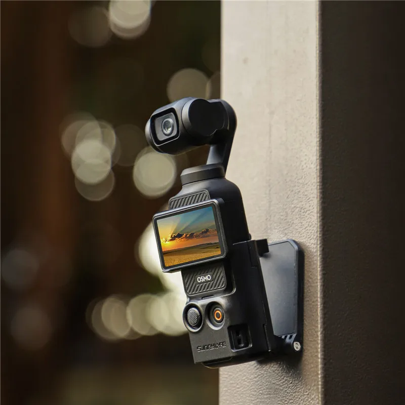 Sunnylife soporte de Base de mesa de montaje magnético multifuncional ángulos soporte ajustable Base V-log accesorios para Osmo Pocket 3