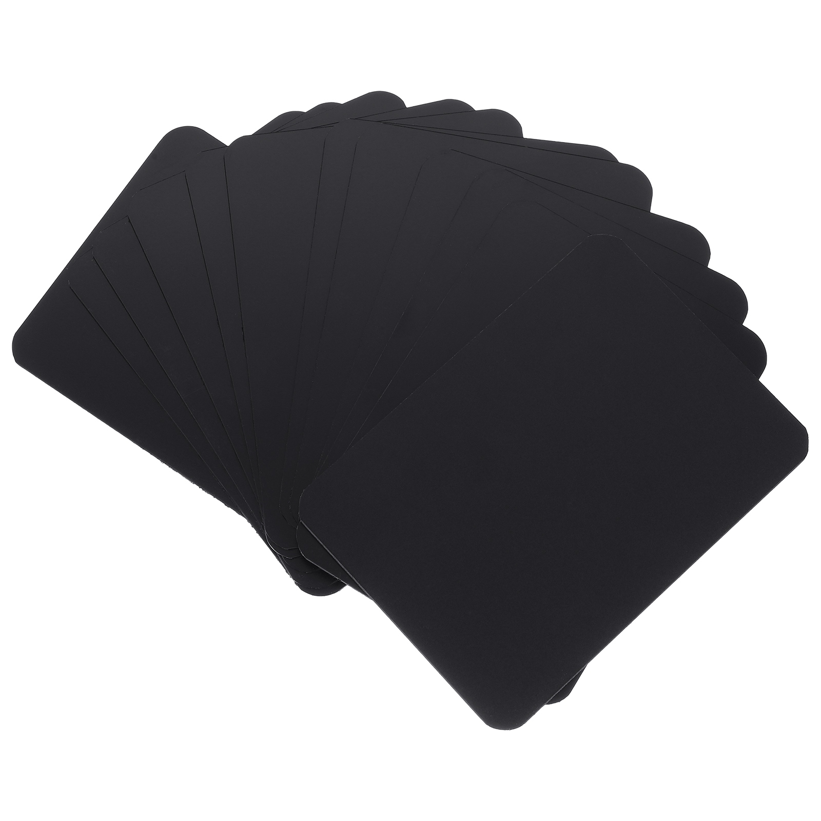 12 Stück hängende Etiketten halter Etiketten abnehmbare Werbe clips Clip-On Pantry Organisation PVC-Behälter Tags Korb schwarze Tafel