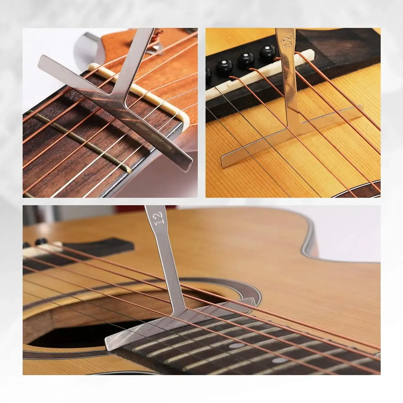 Miwayer-Kit de herramientas de reparación de guitarra, Kit de configuración con bolsa de transporte, regalo perfecto para entusiastas de la música o los instrumentos de cuerda, 25/72