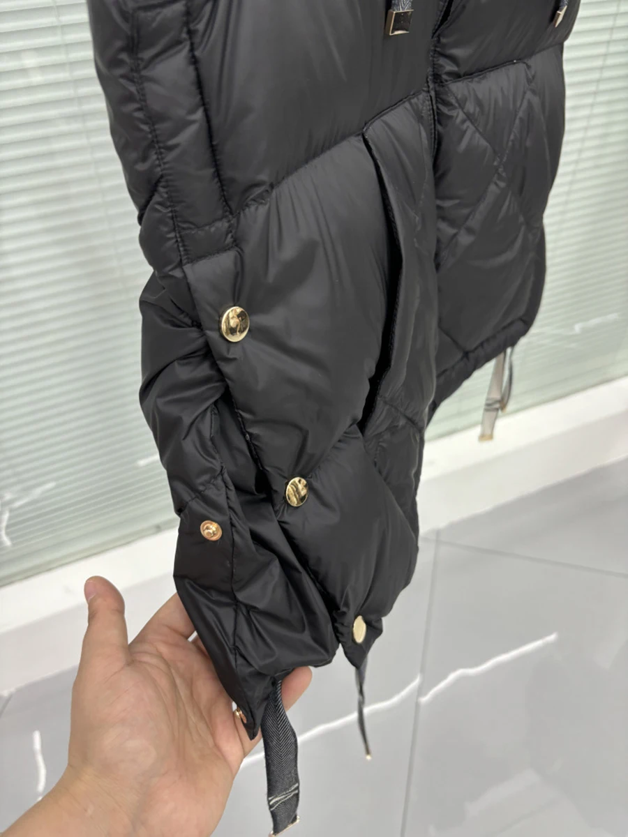 Schinteon femmes 90% duvet de canard blanc gilet avec capuche décontracté sans manches veste Simple couleur unie à la mode automne hiver haut nouveau