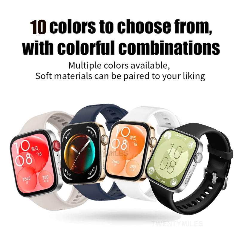 交換用ストラップ Huawei 社ウォッチフィット 3 ストラップシリコンアクセサリー時計バンド Huawei 社フィット 3 コレア