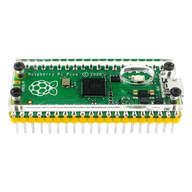 Чехол Raspberry Pi Pico, акриловый прозрачный чехол для Pico Board RP2040, микроконтроллер, микрокомпьютеры Pico W