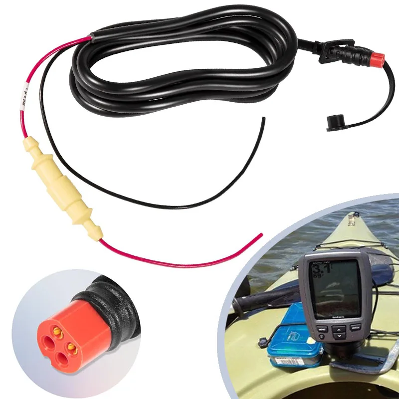 010-11678-10 Fischfinder-Stromkabel für Garmin Echo Series 100, 101, 150, 151, 151dv, 200, 201, 201dv, 6 Fuß (1-4/5 m) 4-polig