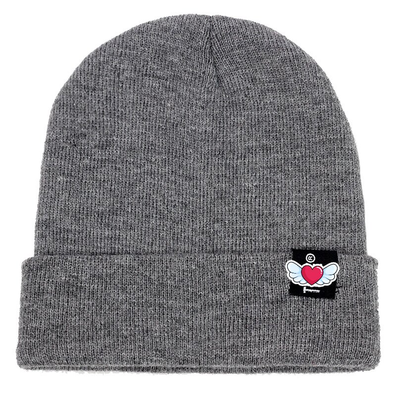 Autumn and Winter Versatile Solid Color  Hat For  Outdoor Warmth and Cold Hat Hip-Hop Fashion Embroidered Knitted Hat