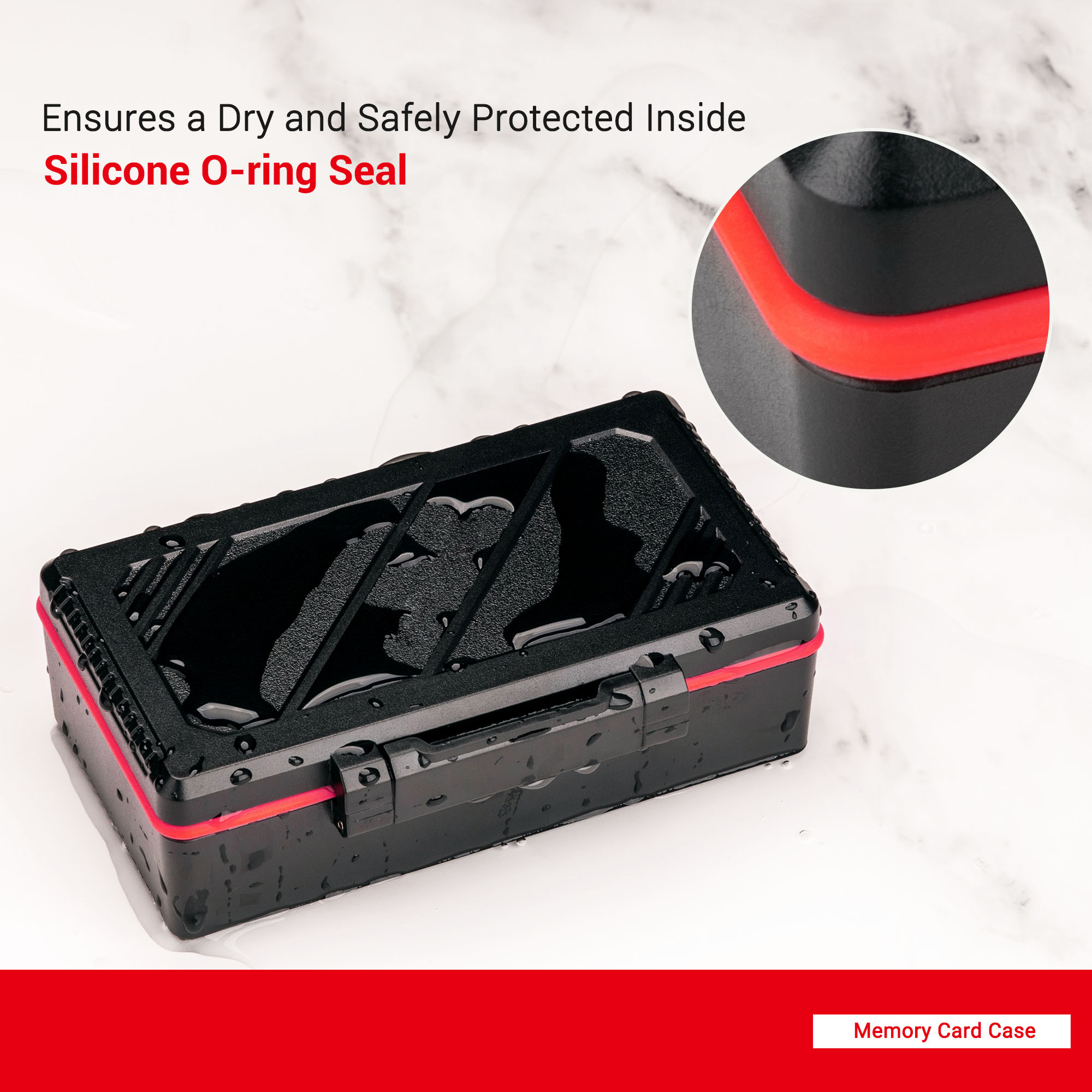 36 Slots SD MSD Memory Card Case Holder Water-Resistant Storage Organizer for 21 SD SDHC SDXC NS Memory Cards & 15 Micro SD Card