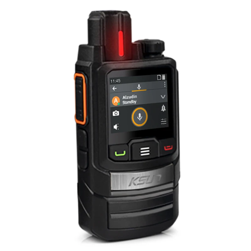 ZL60 de largo alcance 100 500 1000 km 500km Radio bidireccional Red Global POC WiFi LTE 4G PTT Walkie Talkie Compatible con la aplicación ZELLO