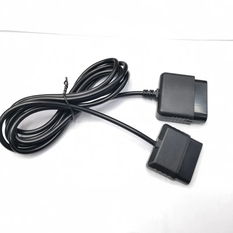 Cable de extensión de 1,8 M para Sony PS1, PS2, Playstation 1, Playstation 2, controlador de Ps1/ps2, almohadilla de baile, Cable de consola de pistola de rueda