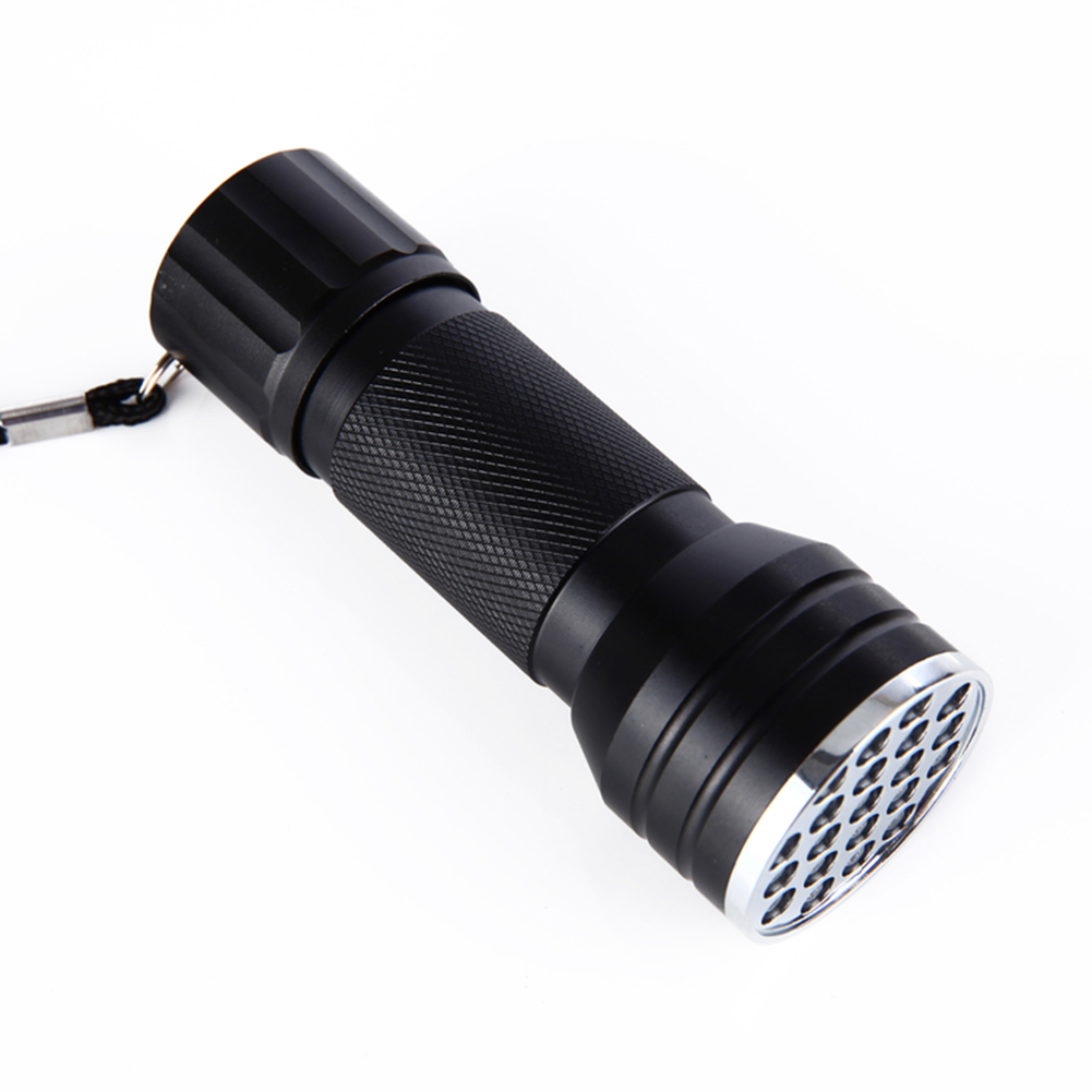 9/21LED UV Light 395nm Waterproof UV Flashlight Ultraviolet Mini UV Lamp Portable Torch Detector for Nails Black Light Lamp