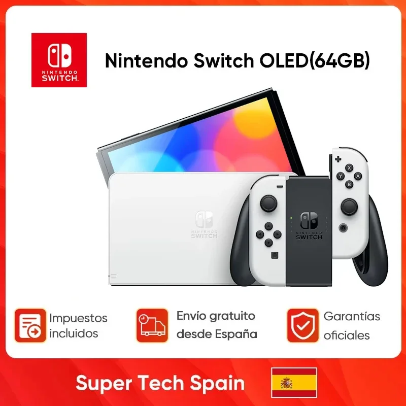 Console per videogiochi Nintendo Switch OLED da 64 GB con schermo OLED Joy Con da 7 pollici