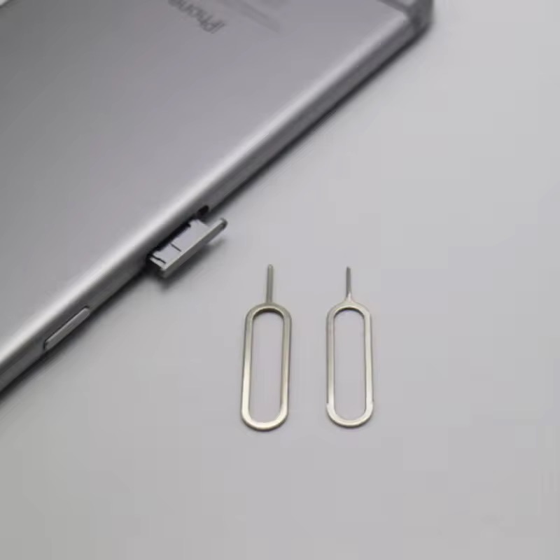 200-10Pcs Sim Card Removal Openning Tool Anti Loss Pin Eject Sim Cards Tray Open Pin Needle Key Tools for Samsung Xaiomi IPhone