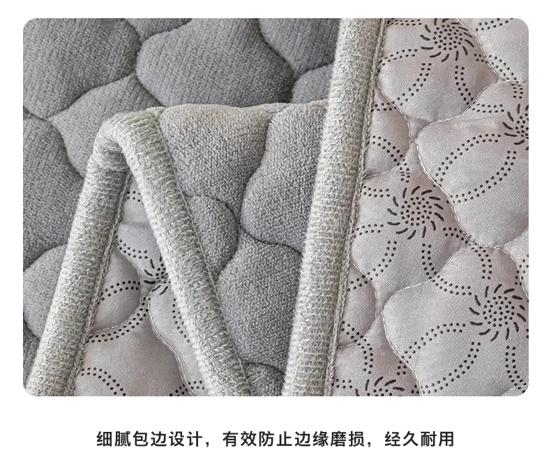 Colchón de terciopelo cálido para invierno, funda gruesa para colchón de cama, colcha, cubierta de cama, Tatami fino, alfombrilla para suelo, Sábana individual doble