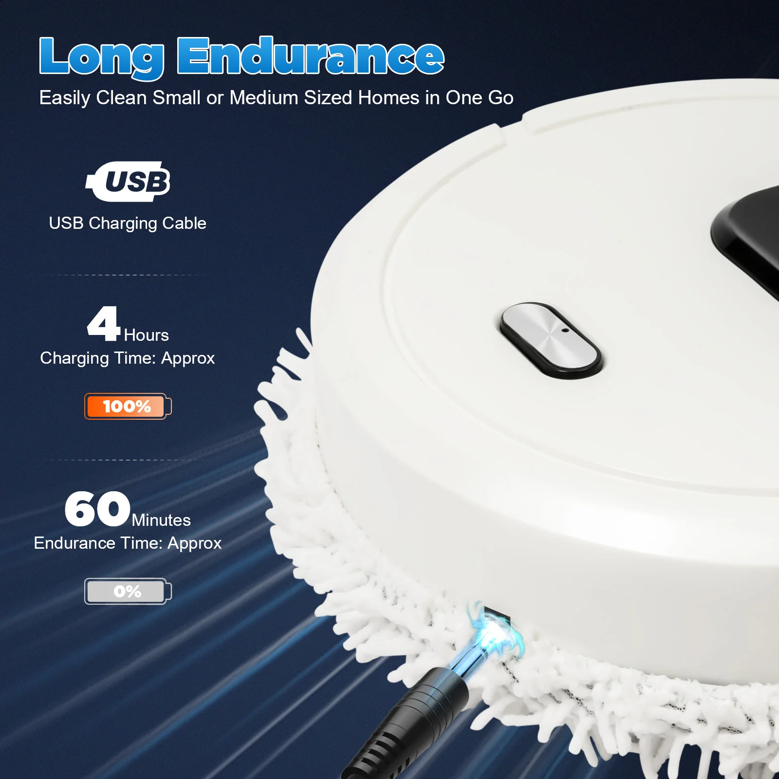 Robot Vacuum Cleaner Mopping Machine Robot Sweeper Wet Dry Home Mini Auto Sweeping Robot Suction Electric Mops 5w