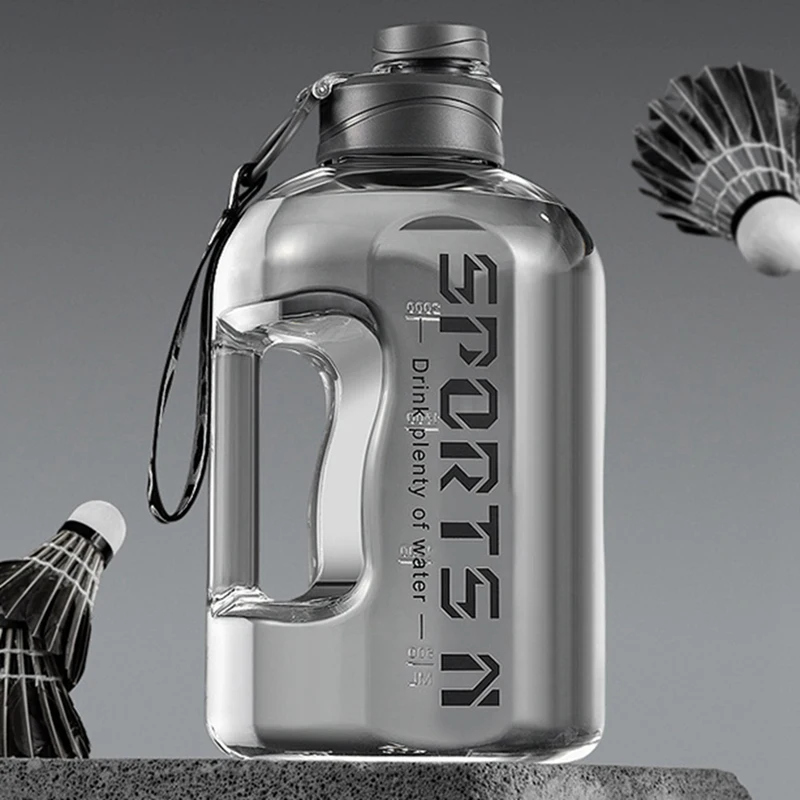 Botellas de agua aisladas de 2,7/1,7 L con pajita, gimnasio, viajes, senderismo, Camping, botella de agua caliente para hombres y mujeres, botella de Fitness a prueba de fugas