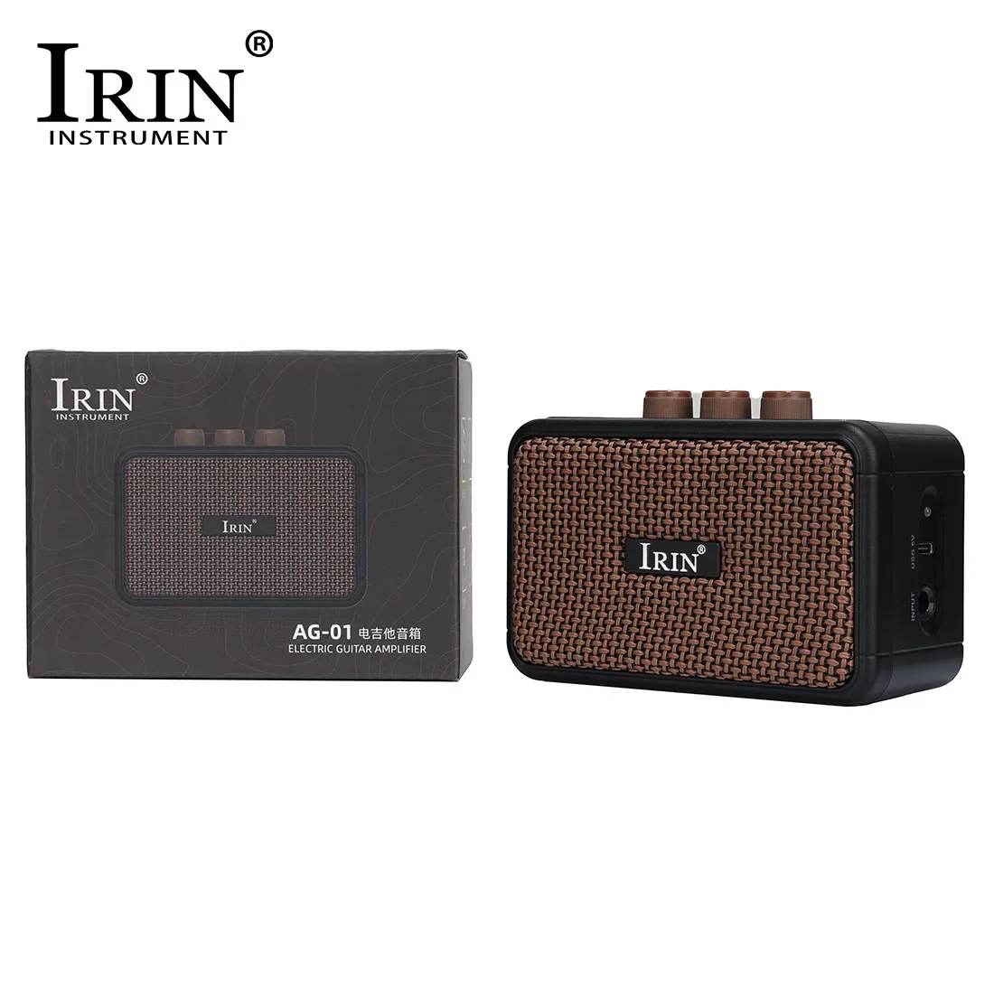 IRIN Verstärker Bluetooth Audio AG-01 Tragbarer Lautsprecher E-Gitarre Mini-Verstärker 5W Ausgang E-Gitarre Zubehör