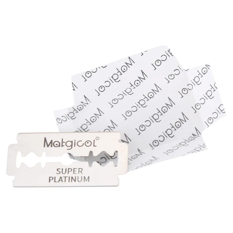 Wholesale 20 Pcs Double Edge Blade Stainless Steel Ultra-sharp Safety Razor Blades To Shave Blade For Manual Razor  safety