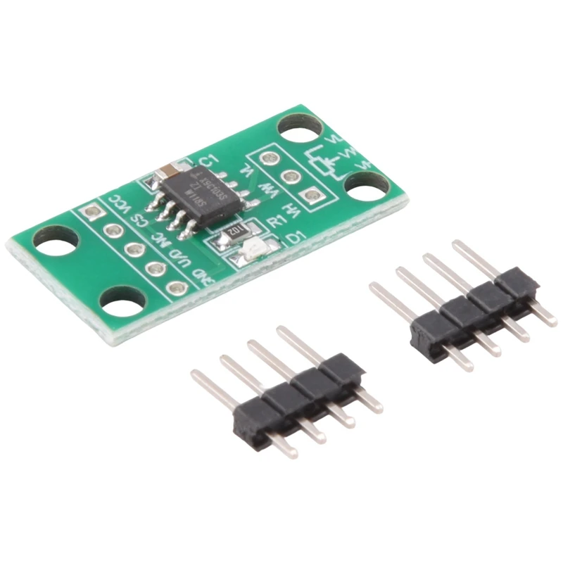 X9C103S Digital Potentiometer Module New Green PC+Metal 100K 100Th Order Digital Potentiometer Circuit