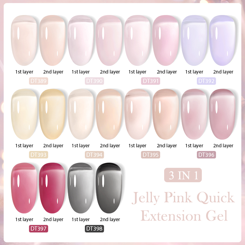 MEET ACROSS-esmalte de uñas de Gel 3 en 1, barniz de construcción de larga duración, extensión rápida, 7ml