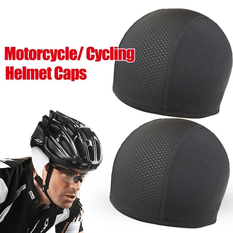 Gorra de ciclismo para motocicleta, gorro deportivo de secado rápido, transpirable, absorbe la humedad, con forro interior, accesorios de Motor