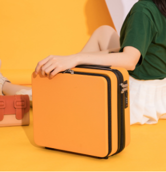 Мини-чемодан для инструментов с передним отверстием, передний ручной чемодан, ручная маленькая косметичка, деловой чемодан