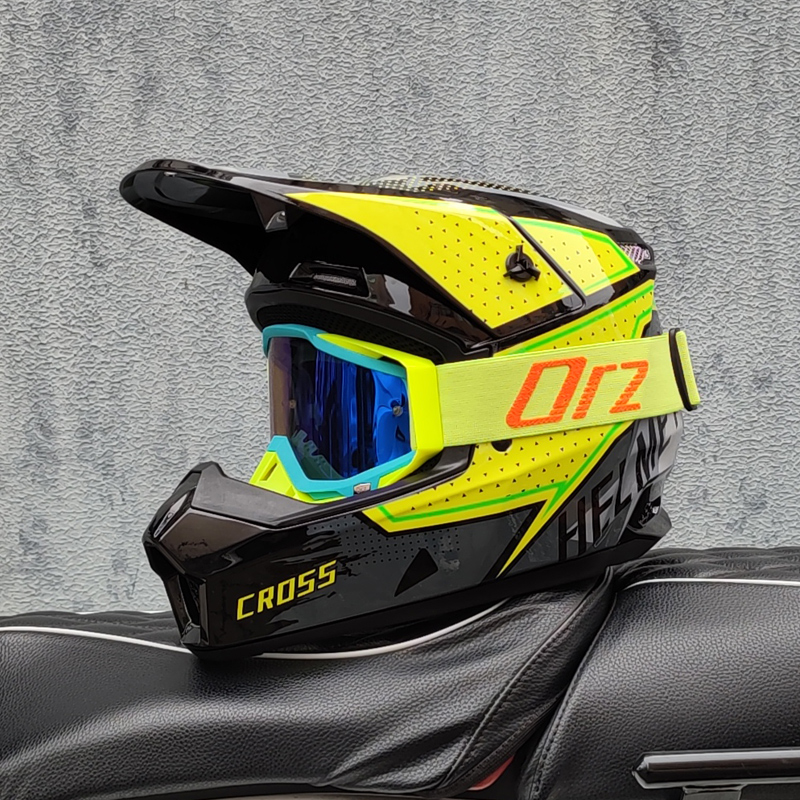 Capacete de motocicleta de corrida off road bicicleta speed drop DH capacete completo de rally capacete off-road