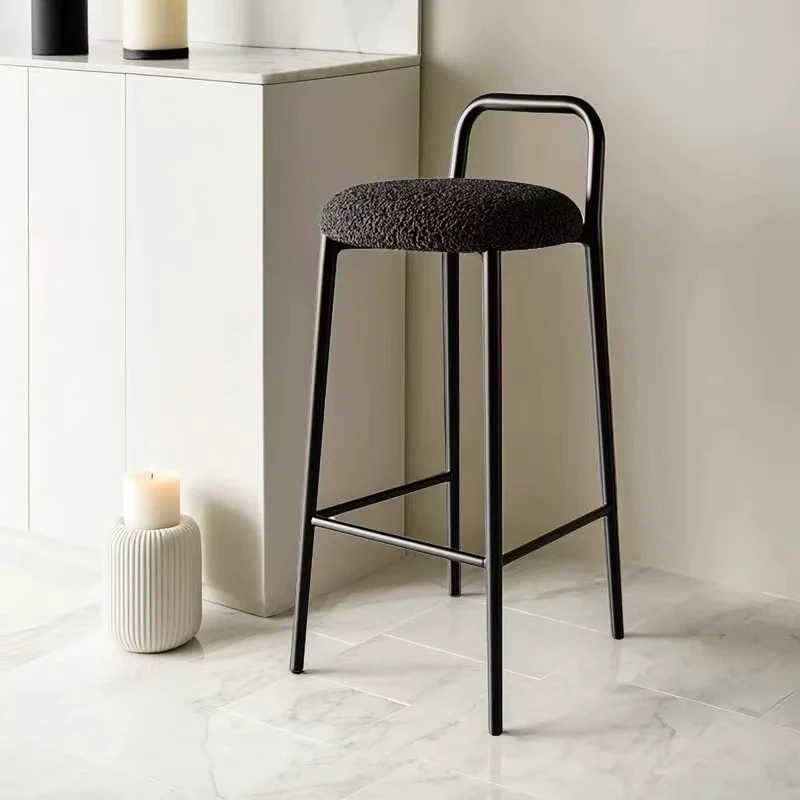 Designer Back Bar Chair Modern Simple Counter High Quality Unusual Bar Stools Reception Desks Creative Chaise De Bar Furniture